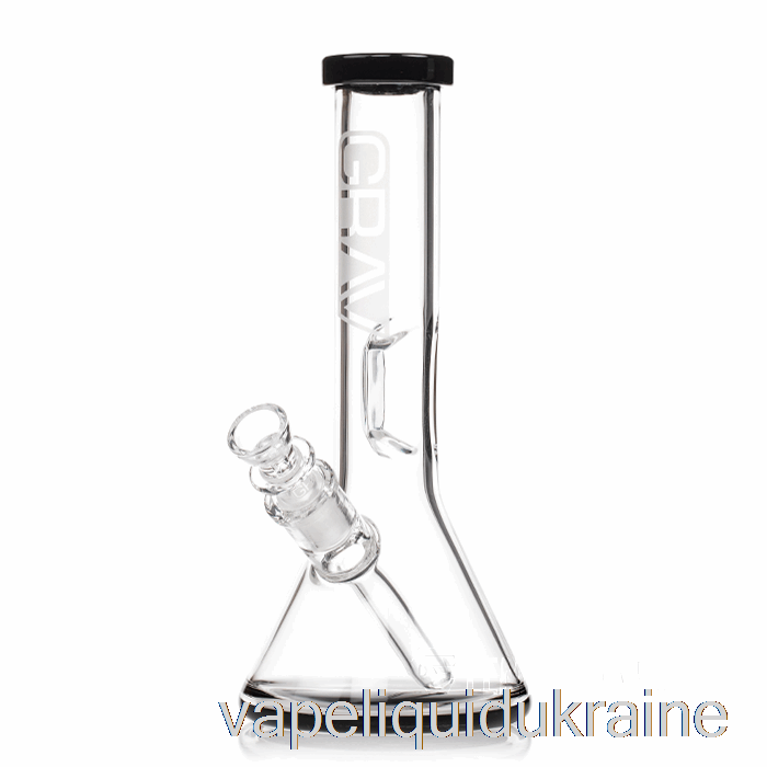 Vape Liquid Ukraine GRAV Small Beaker Base Water Pipe Clear / Black